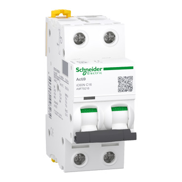 IC60N 2P 16A C SCHNEIDER, SCHNEIDER ELECTRIC
