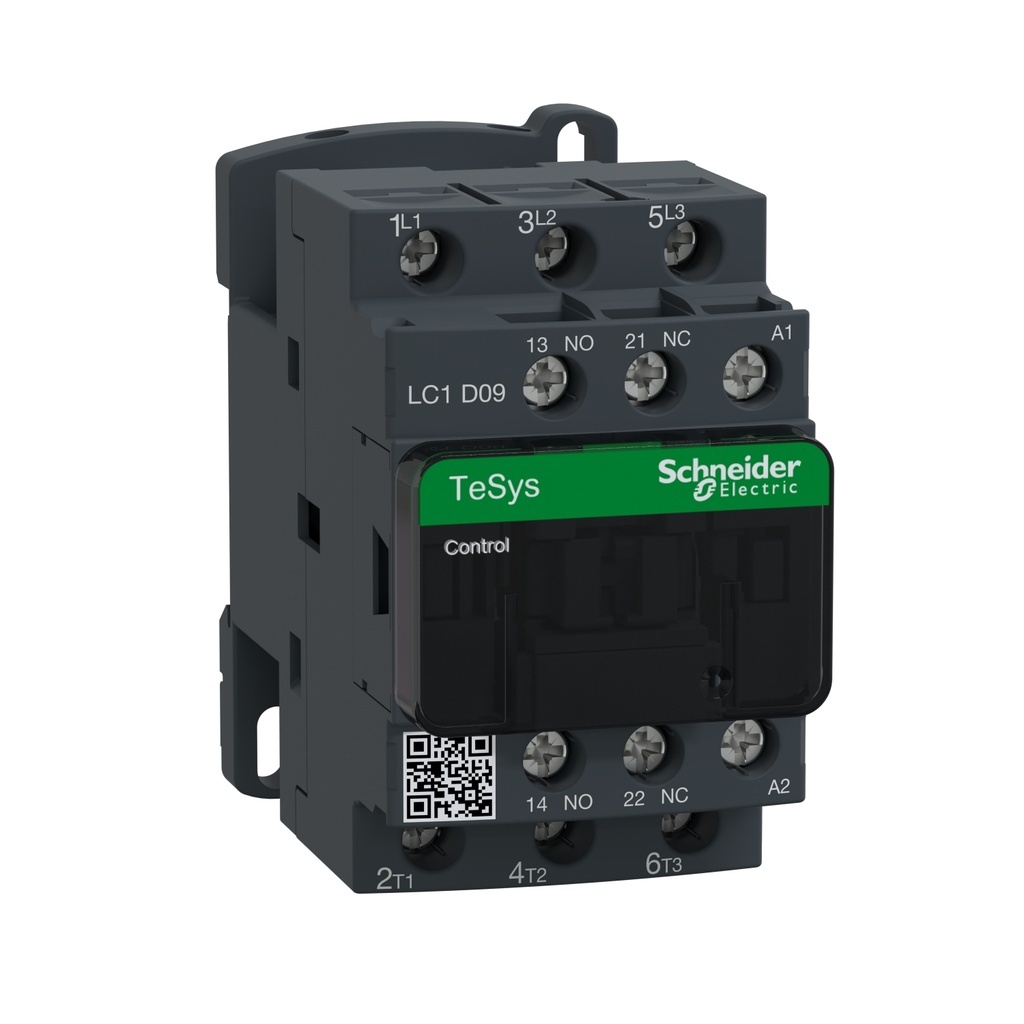 CONTACTOR 9A 1 NA/1 NC 230V 50-60HZ, SCHNEIDER ELECTRIC