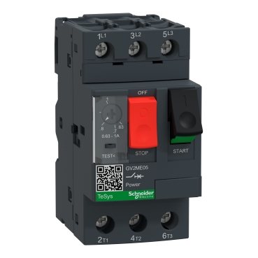 DISYUNTOR MAGNETOTÉRMICO 0,63 - 1A TELEMECANIQUE, SCHNEIDER ELECTRIC