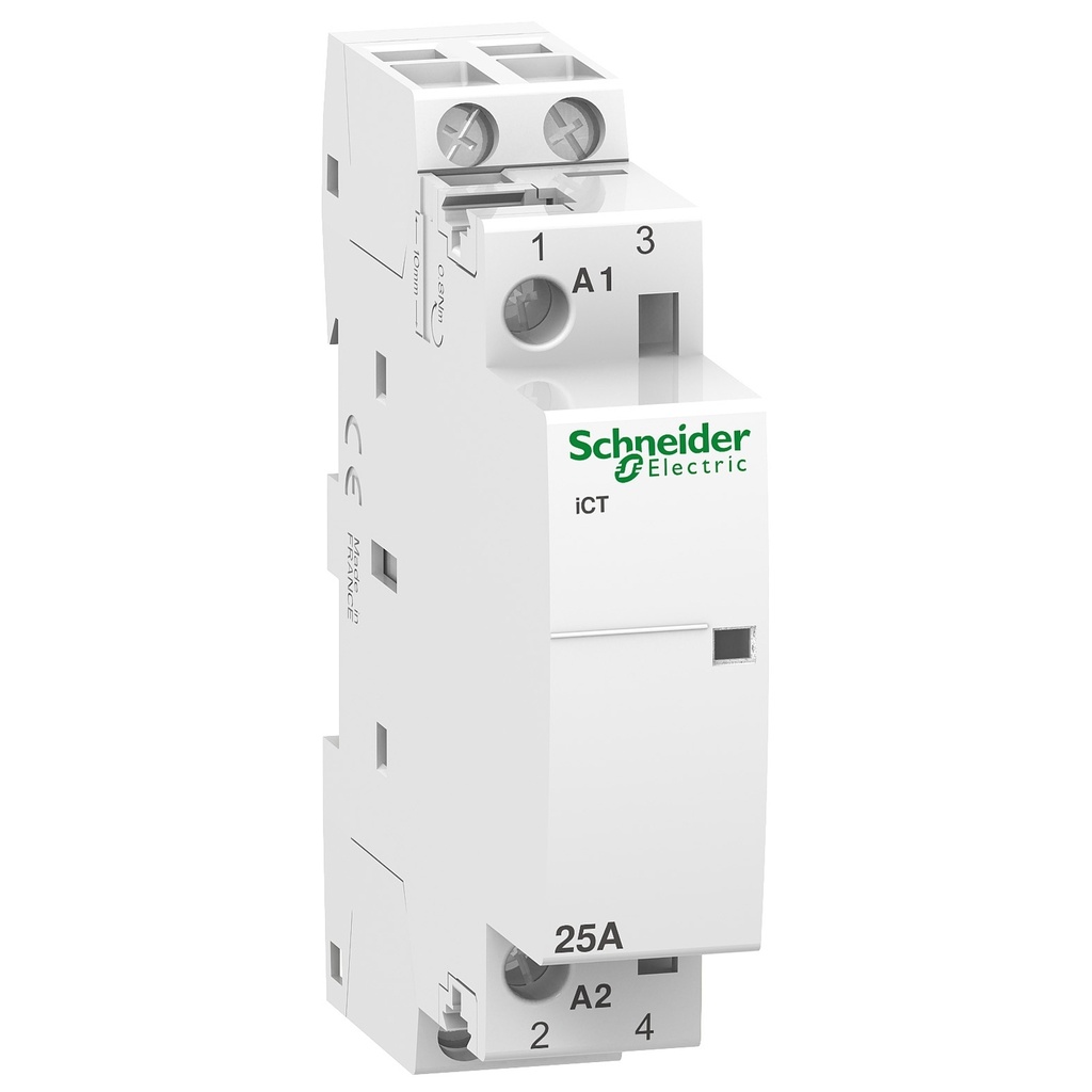 CONTACTOR MODULAR ICT 25A 2NA 230/240VCA, SCHNEIDER ELECTRIC