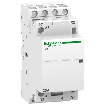 CONTACTOR ICT 25A 2NA+2NC 230/240V CA, SCHNEIDER ELECTRIC