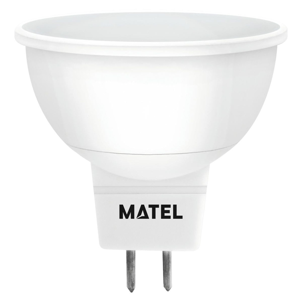 BOMBILLA LED DICROICA 120º MR16 7W 12V CALIDA/NEUTRA/FRIA, MATEL