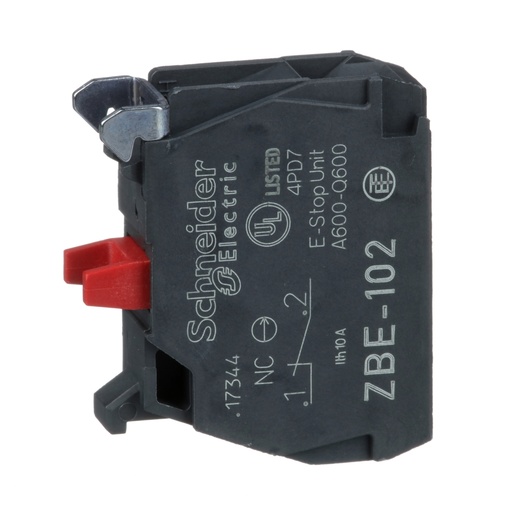 [ZBE102] BLOQUE CONTACTO ESTANDAR NC, SCHNEIDER ELECTRIC