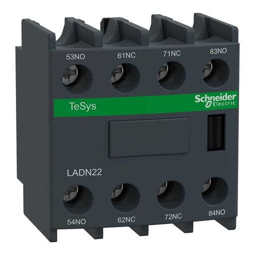 [LADN22] BLOQUE CONTACTO AUXILIAR 2A2 , SCHNEIDER ELECTRIC