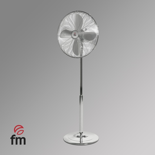 [PM-140] VENTILADOR DE PIE CROMADO 50W 40 CM PM-140, FM CALEFACCION