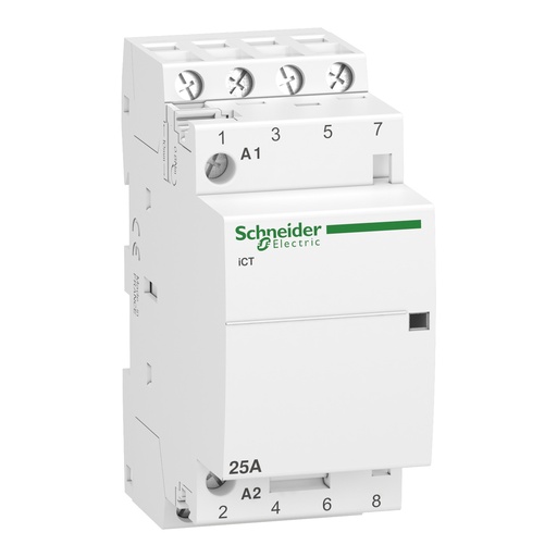[A9C20834] CONTACTOR ICT 25A 4NA 230/240V, SCHNEIDER ELECTRIC