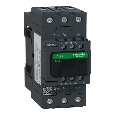 [LC1D65AP7] CONTACTOR EVERLINK 3P AC3 440V 65A 230V 50/60HZ, SCHNEIDER ELECTRIC