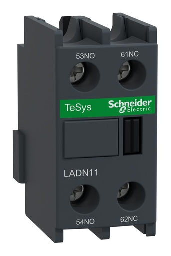 [LADN11] BLOQUE CONTACTO AUXILIAR 1 NA/1 NC FRONTAL, SCHNEIDER ELECTRIC