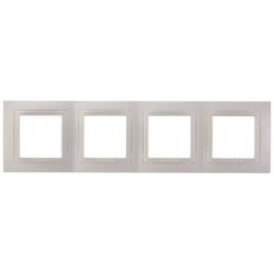 [U4.008.25] MARCO COMBINACION 4 ELEMENTOS MARFIL SERIE UNICA, SCHNEIDER ELECTRIC