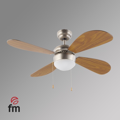 [VT-105] VENTILADOR DE TECHO 50W 105 CM CON LUZ VT105, FM CALEFACCION