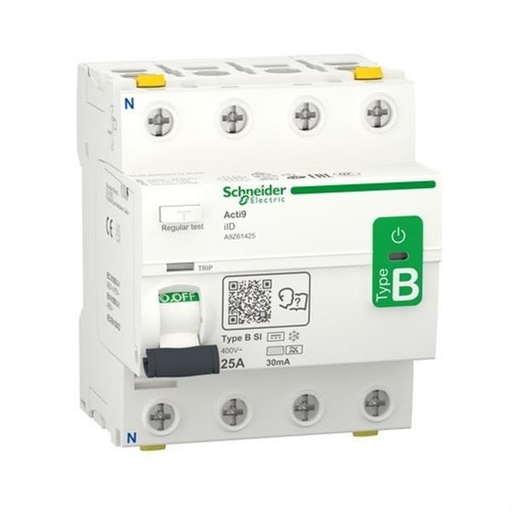 [A9Z05425] ID-K 4P 25A 30MA SCHNEIDER, SCHNEIDER ELECTRIC