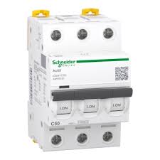 [A9F89350] INTERRUPTOR AUTOMÁTICO MAGNETOTÉRMICO IC60H 3P 50A CURVA-C, SCHNEIDER ELECTRIC