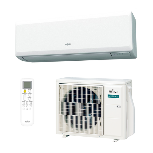 [3NGF87200] AIRE ACONDICIONADO SPLIT 1X1 PARED 2,5KW ASY25-KP - FUJITSU