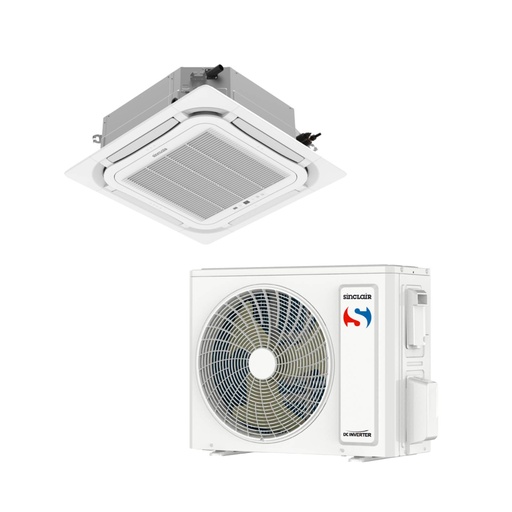 [KIT ASC-30BI2] AIRE ACONDICIONADO CASSETTE 4 VÍAS (ASC + ASGE-30BI2) 8,5KW ASC-30BI2, SINCLAIR