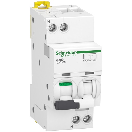 [A9DE3620] DISYUNTOR ACTI 9 ICV40N 1PN C 20A 30MA AC RCBO, SCHNEIDER ELECTRIC