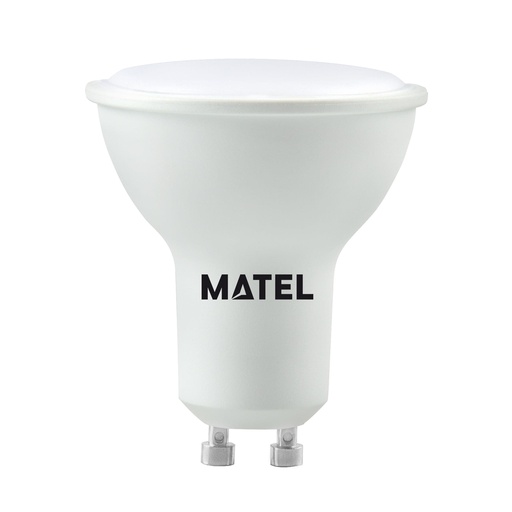 BOMBILLA LED DICROICA 120º GU10 5W LUZ CÁLIDA/NEUTRA/FRÍA, MATEL