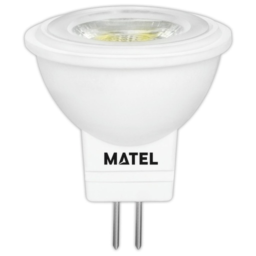 BOMBILLA LED DICROICA 36° MR11 G4 3W 12V CÁLIDA/NEUTRA/FRIA, MATEL
