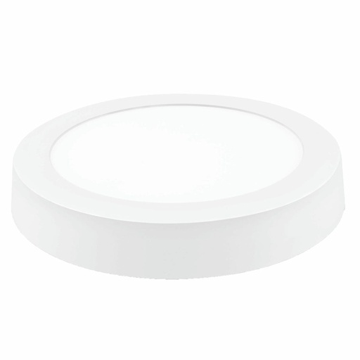 DOWNLIGHT LED SUPERFIE REDONDO BLANCO ALUM24W CÁLIDA/NEUTRA/FRIA, MATEL