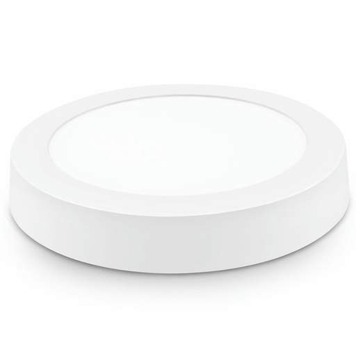 DOWNLIGHT LED SUPERFICIE REDONDONDO BLANCO ALUM.12W CÁLIDA/NEUTRA/FRIA, MATEL